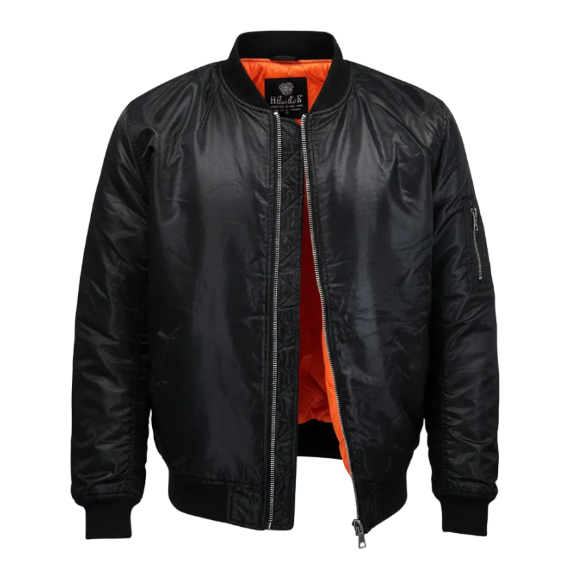 SWITCH REMARKABLE MEN'S BASIC BOMBER JACKET (BLACK)