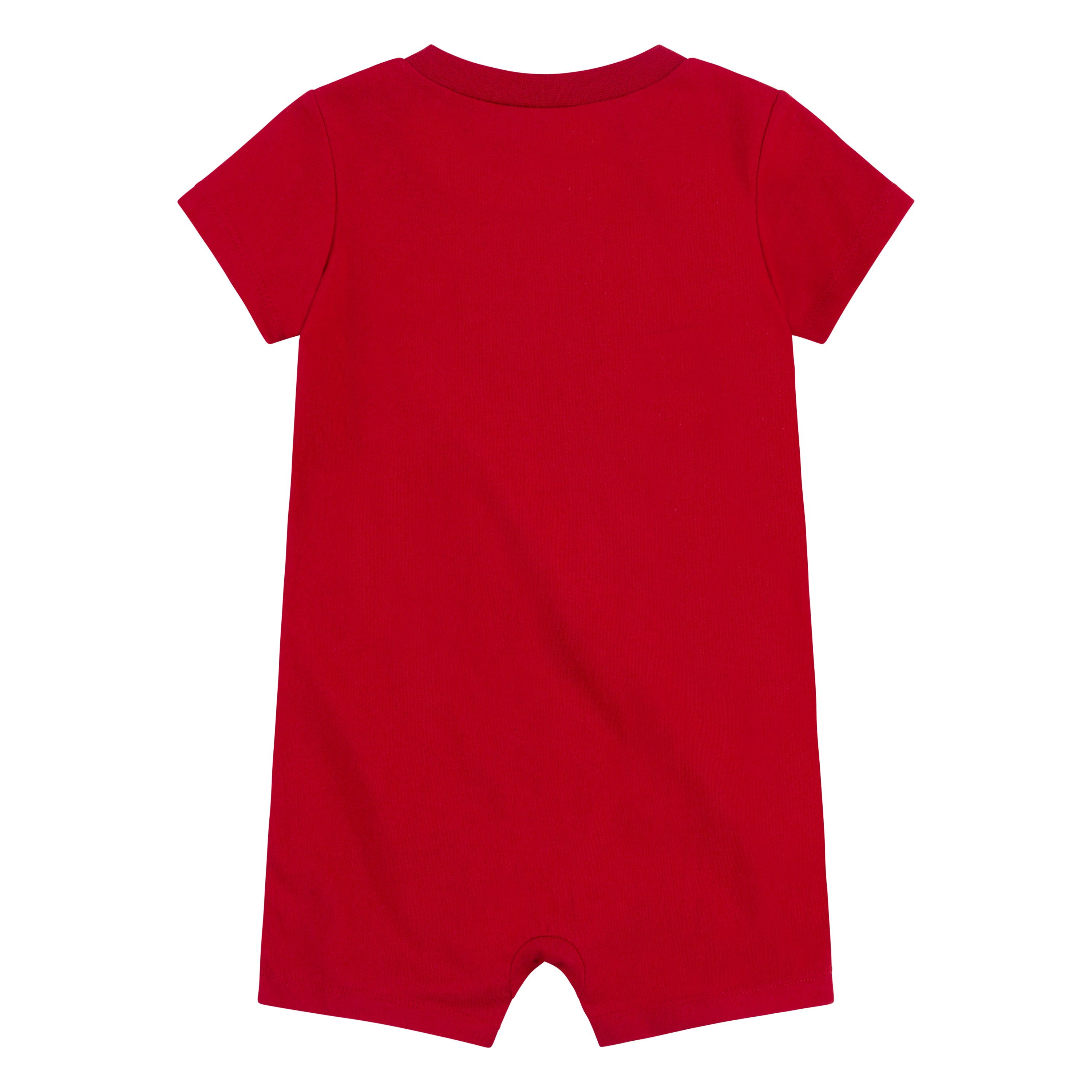 JORDAN JUMPMAN INFANTS ROMPER (RED SIZE NB-9M)