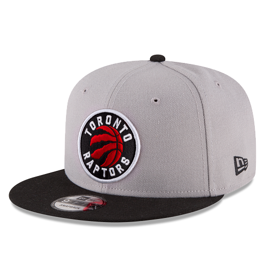 MEN'S NEW ERA NBA 9FIFTY TORONTO RAPTORS 2TONE GREY & BLACK OTC SNAPBACK HAT