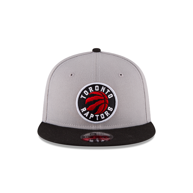 MEN'S NEW ERA NBA 9FIFTY TORONTO RAPTORS 2TONE GREY & BLACK OTC SNAPBACK HAT