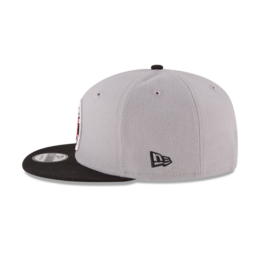 MEN'S NEW ERA NBA 9FIFTY TORONTO RAPTORS 2TONE GREY & BLACK OTC SNAPBACK HAT