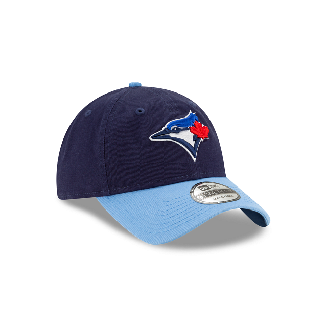 MEN'S NEW ERA MLB CORE CLASSIC 2 REP ALT 4 9TWENTY TORONTO BLUE JAYS NAVY & LGIHT BLUE STRAPBACK CAP