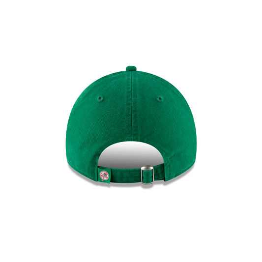 MEN'S NEW ERA MLB CORE CLASSIC 2 9TWENTY NEW YORK YANKEES GREEN & WHITE STRAPBACK CAP