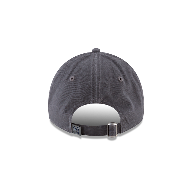 MEN'S NEW ERA MLB CORE CLASSIC 2 9TWENTY NEW YORK YANKEES GREY & BLACK STRAPBACK CAP