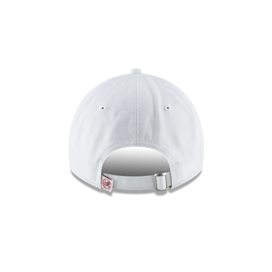 MEN'S NEW ERA MLB CORE CLASSIC 2 9TWENTY NEW YORK YANKEES WHITE & BLACK STRAPBACK CAP