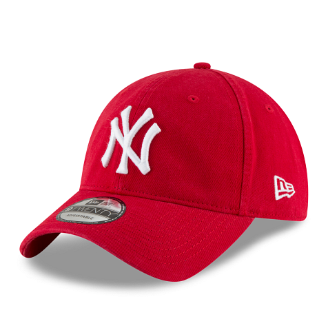 MEN'S NEW ERA MLB CORE CLASSIC 2 9TWENTY NEW YORK YANKEES RED & WHITE STRAPBACK CAP
