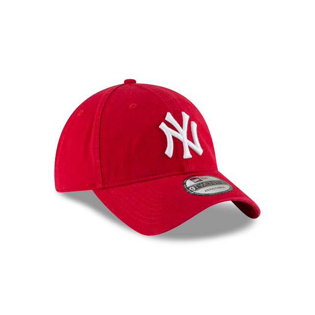 MEN'S NEW ERA MLB CORE CLASSIC 2 9TWENTY NEW YORK YANKEES RED & WHITE STRAPBACK CAP