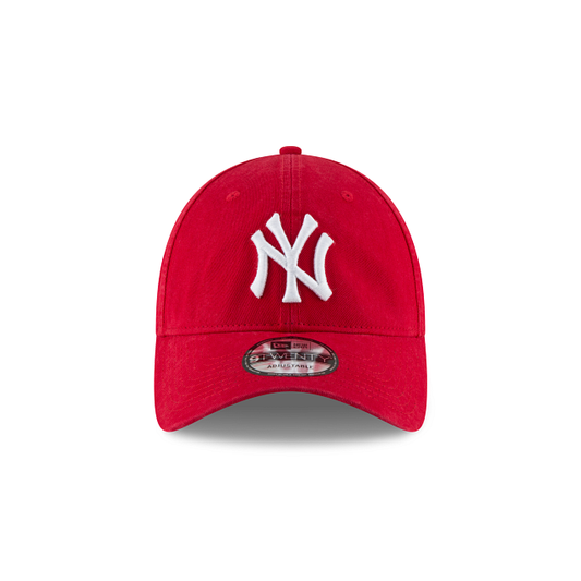 MEN'S NEW ERA MLB CORE CLASSIC 2 9TWENTY NEW YORK YANKEES RED & WHITE STRAPBACK CAP