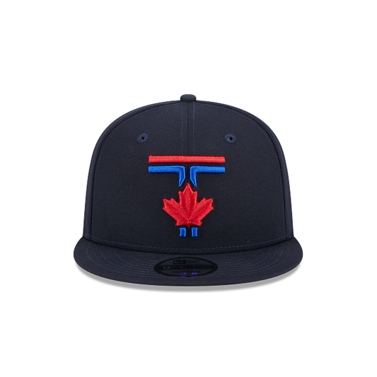 MEN'S NEW ERA MLB CITY CONNECT 9FIFTY TORONTO BLUE JAYS 2024 NAVY BLUE OTC SNAPBACK HAT