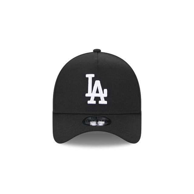 MEN'S NEW ERA MLB 9FORTY A-FRAME LOS ANGELES DODGERS BLACK & WHITE SNAPBACK HAT