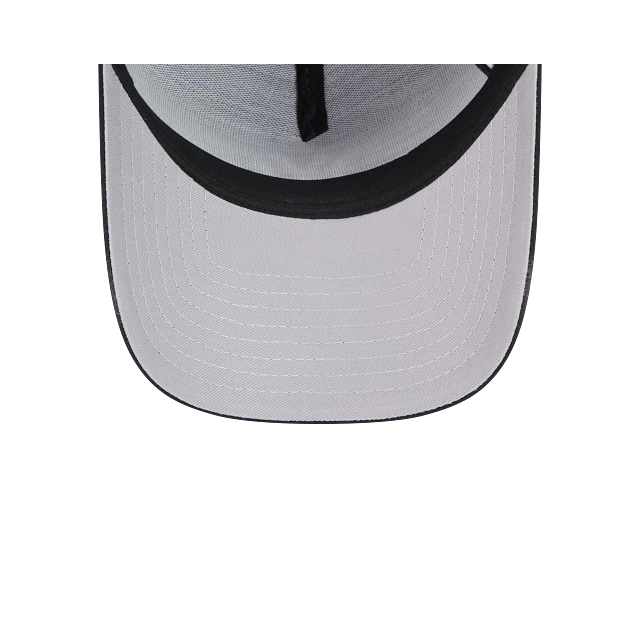 MEN'S NEW ERA MLB 9FORTY A-FRAME NEW YORK YANKEES BLACK & WHITE SNAPBACK HAT