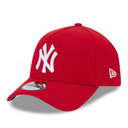 MEN'S NEW ERA MLB 9FORTY A-FRAME NEW YORK YANKEES RED & WHITE SNAPBACK HAT