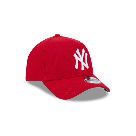 MEN'S NEW ERA MLB 9FORTY A-FRAME NEW YORK YANKEES RED & WHITE SNAPBACK HAT