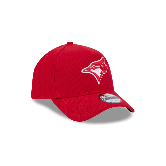MEN'S NEW ERA MLB 9FORTY A-FRAME TORONTO BLUE JAYS RED & WHITE SNAPBACK HAT