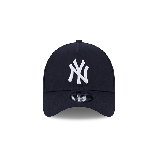 MEN'S NEW ERA MLB 9FORTY A-FRAME NEW YORK YANKEES NAVY BLUE & WHITE SNAPBACK HAT