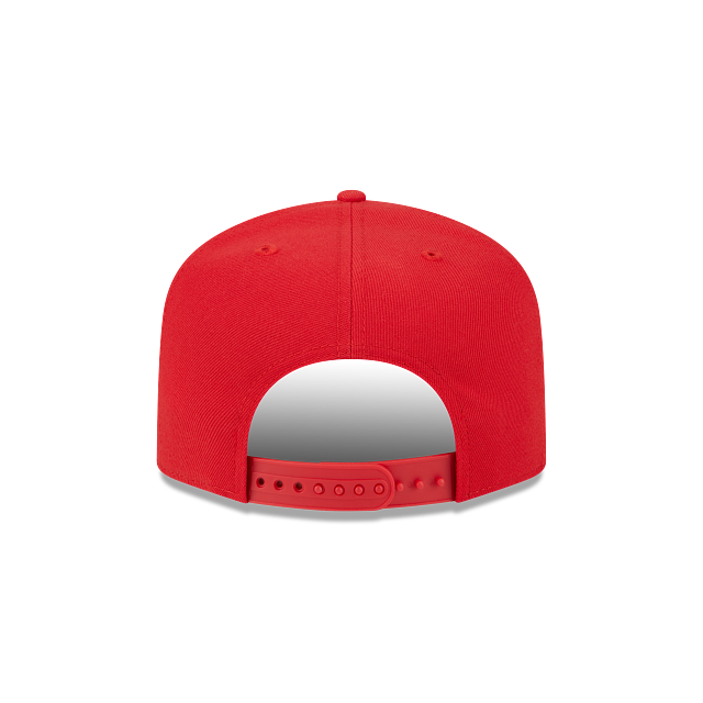 MEN'S NEW ERA NBA 9FIFTY A-FRAME TORONTO RAPTORS RED & BLACK OTC SNAPBACK HAT