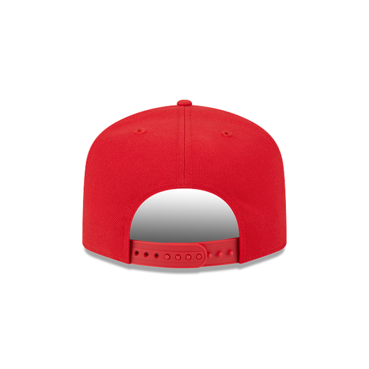 MEN'S NEW ERA NBA 9FIFTY A-FRAME TORONTO RAPTORS RED & BLACK OTC SNAPBACK HAT