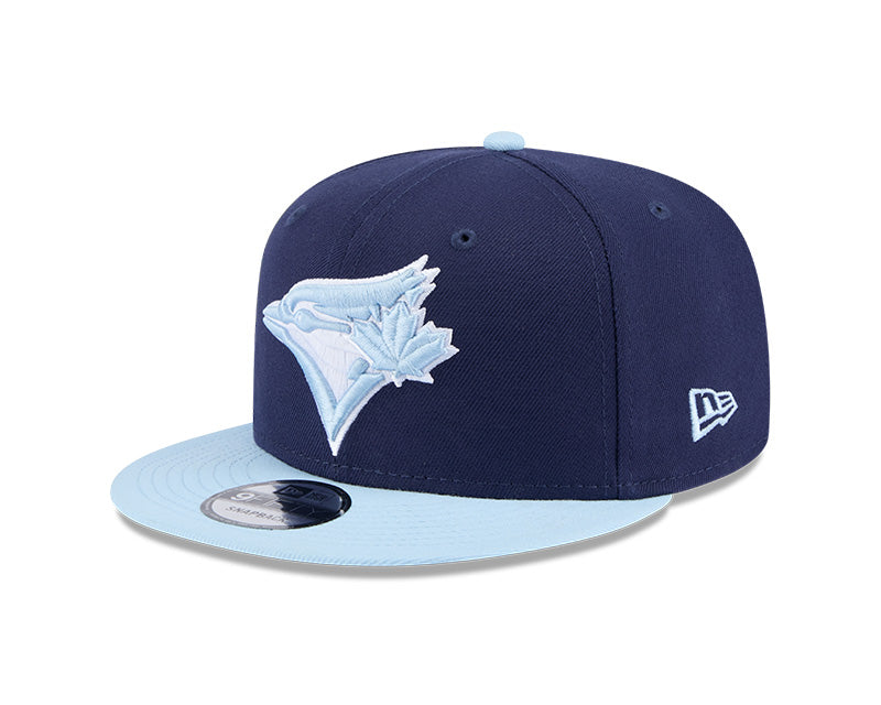 NEW ERA 9FIFTY TORONTO BLUE JAYS NAVY/BABY BLUE SNAPBACK HAT