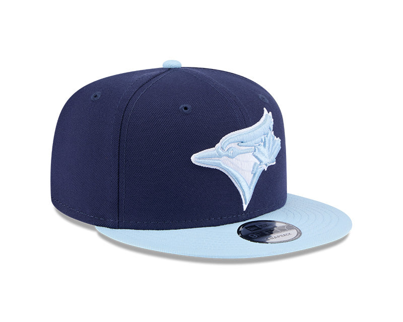 NEW ERA 9FIFTY TORONTO BLUE JAYS NAVY/BABY BLUE SNAPBACK HAT