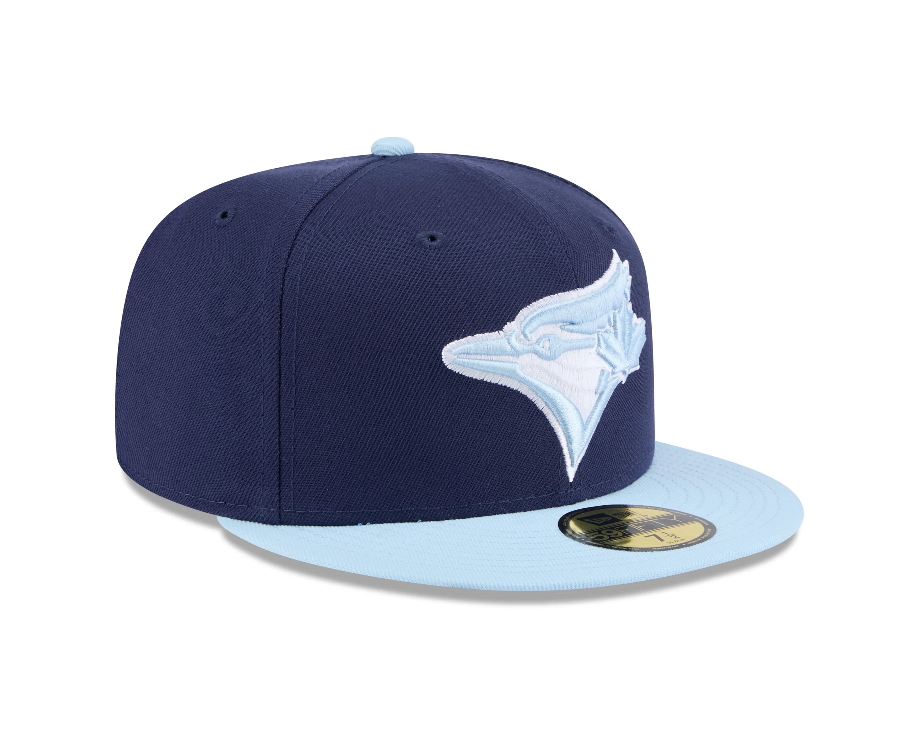 59FIFTY MEN'S MLB TORONTO BLUE JAYS NAVY/BABY BLUE FITTED HAT