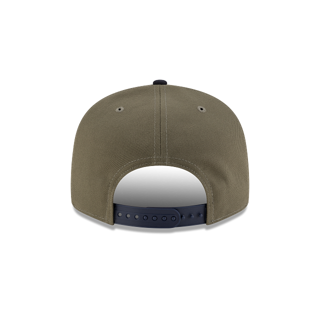 MEN'S NEW ERA MLB CHASE 9FIFTY NEW YORK YANKEES OLIVE GREEN & NAVY BLUE SNAPBACK HAT