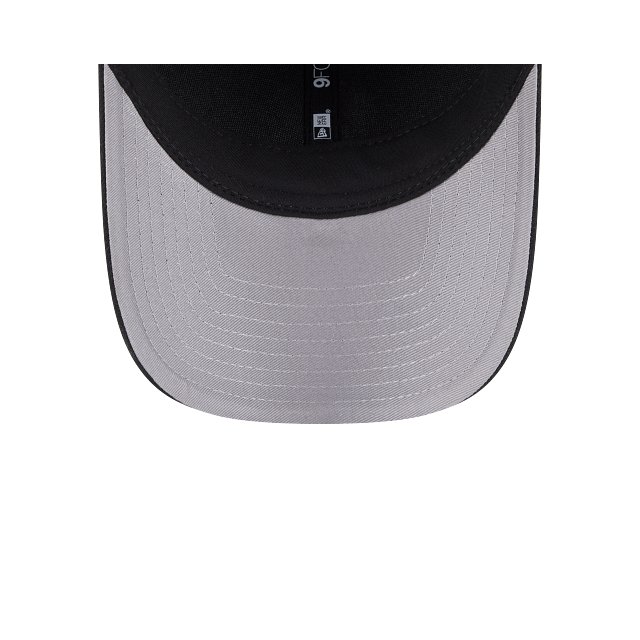 MEN'S NEW ERA MLB TEAM 9FORTY M-CROWN NEW YORK YANKEES BLACK & WHITE SNAPBACK HAT
