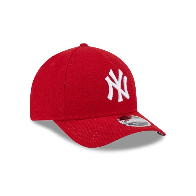 MEN'S NEW ERA MLB 9FORTY M-CROWN A-FRAME NEW YORK YANKEES RED & WHITE SNAPBACK HAT