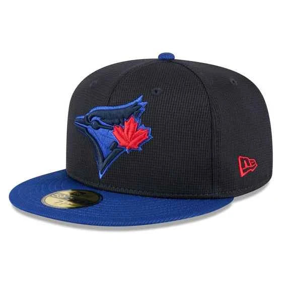 MEN'S NEW ERA MLB 59FIFTY CITY CONNECT TORONTO BLUE JAYS NAVY & ROYAL BLUE FITTED HAT