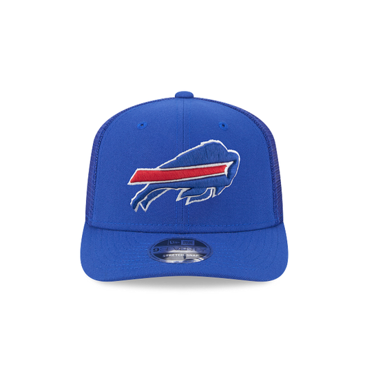 MEN'S NEW ERA NFL TEAM ROYAL BLUE NEW ENGLAND PATRIOTS 9SEVENTY STRETCH-SNAP TRUCKER SNAPBACK HAT