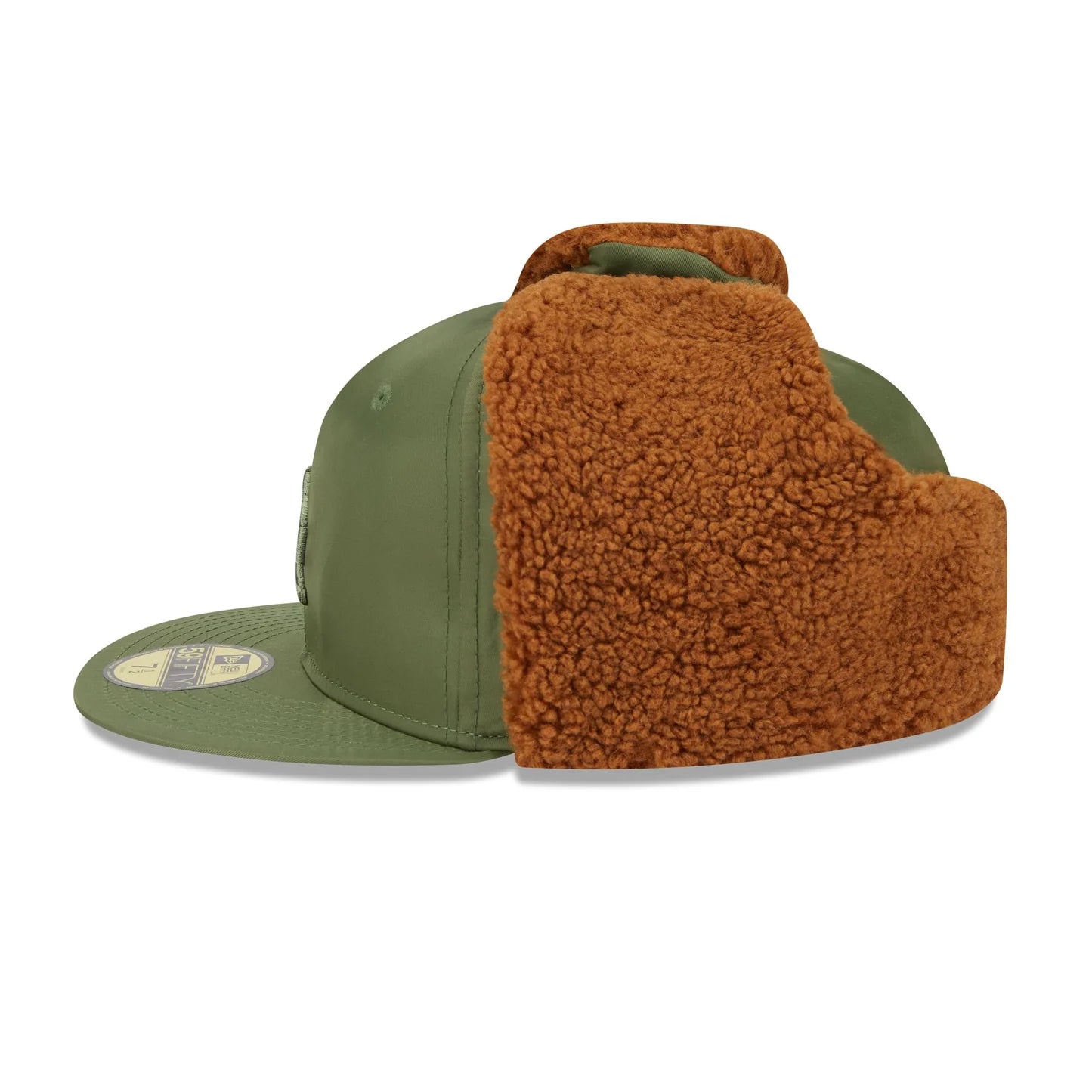 NEW ERA 59FIFTY MLB ALPHA INDUSTRIES X LOS ANGELES DODGERS DOG EAR OLIVE GREEN FITTED HAT