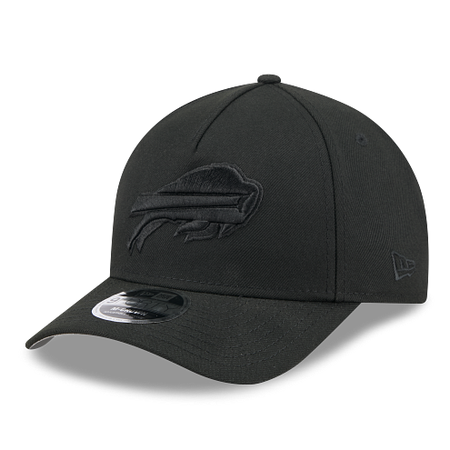 MEN'S NEW ERA NFL THE LEAGUE ALL BLACK BUFFALO BILLS 9FORTY M-CROWN SNAPBACK HAT