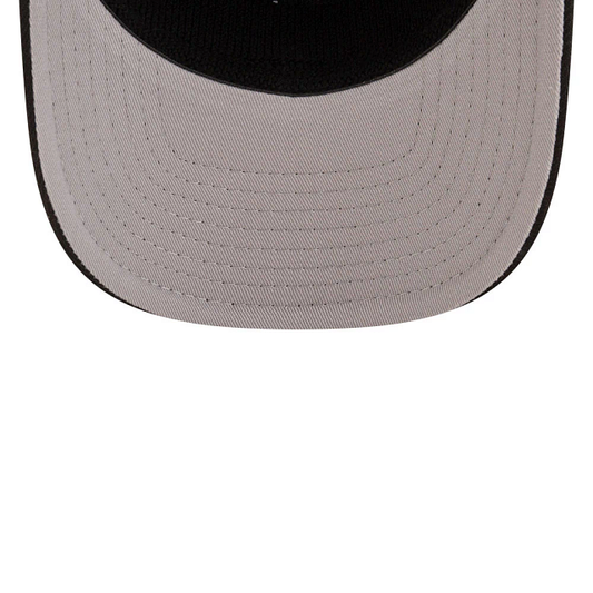 MEN'S NEW ERA NBA NEW YORK KNICKS 9SEVENTY STRETCH-SNAP BLACK SNAPBACK HAT