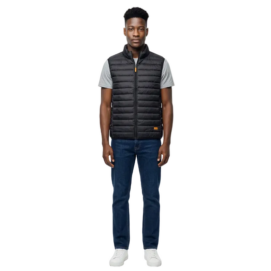 U.S. ICON MEN'S PUFFER VEST (BLACK)
