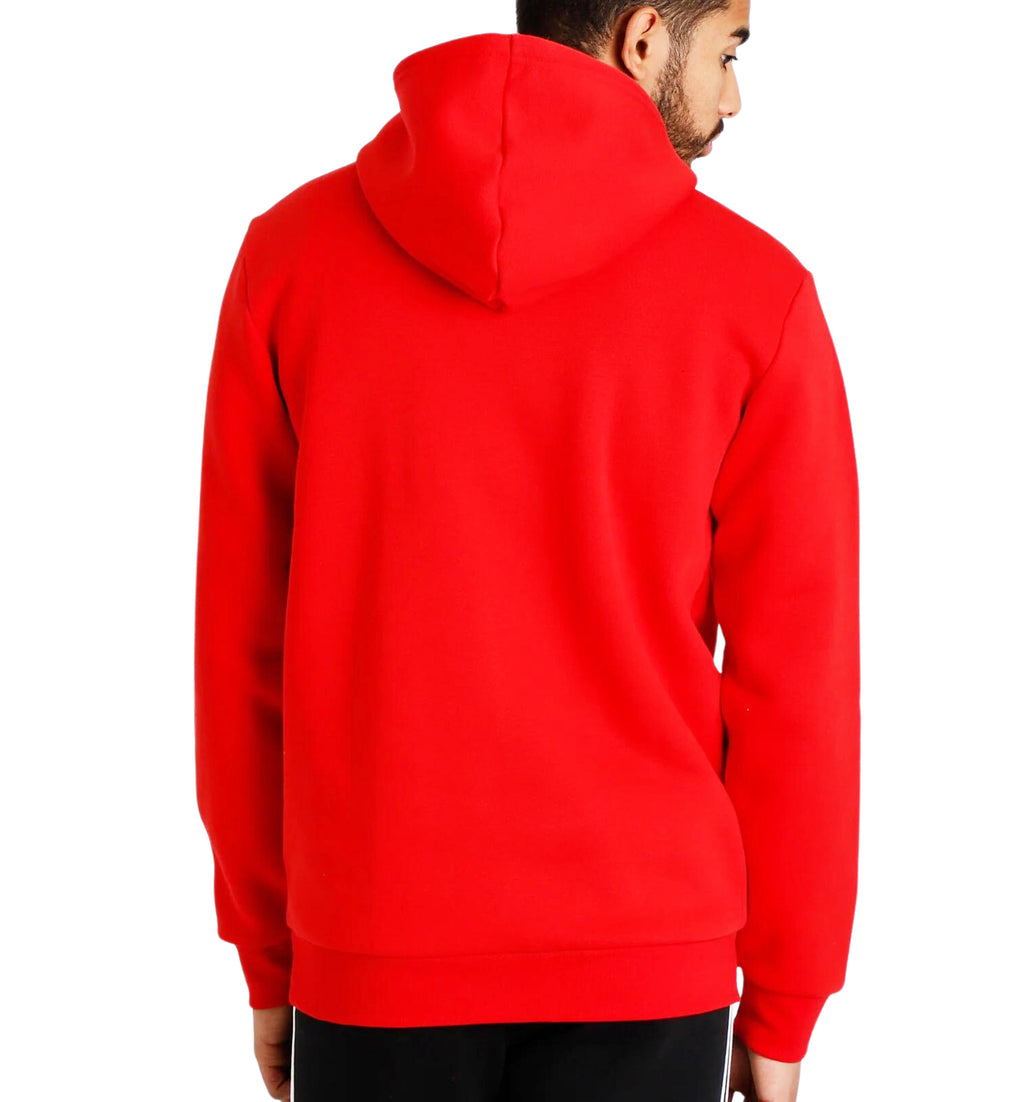 ADIDAS CORE LOGO ESSENTIAL HOODIE (RED)