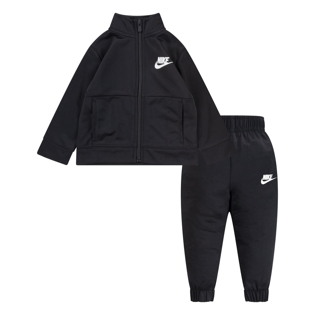 NIKE INFANT BOYS TRICOT SPORTSWEAR SET (BLACK SIZE 12-24M)