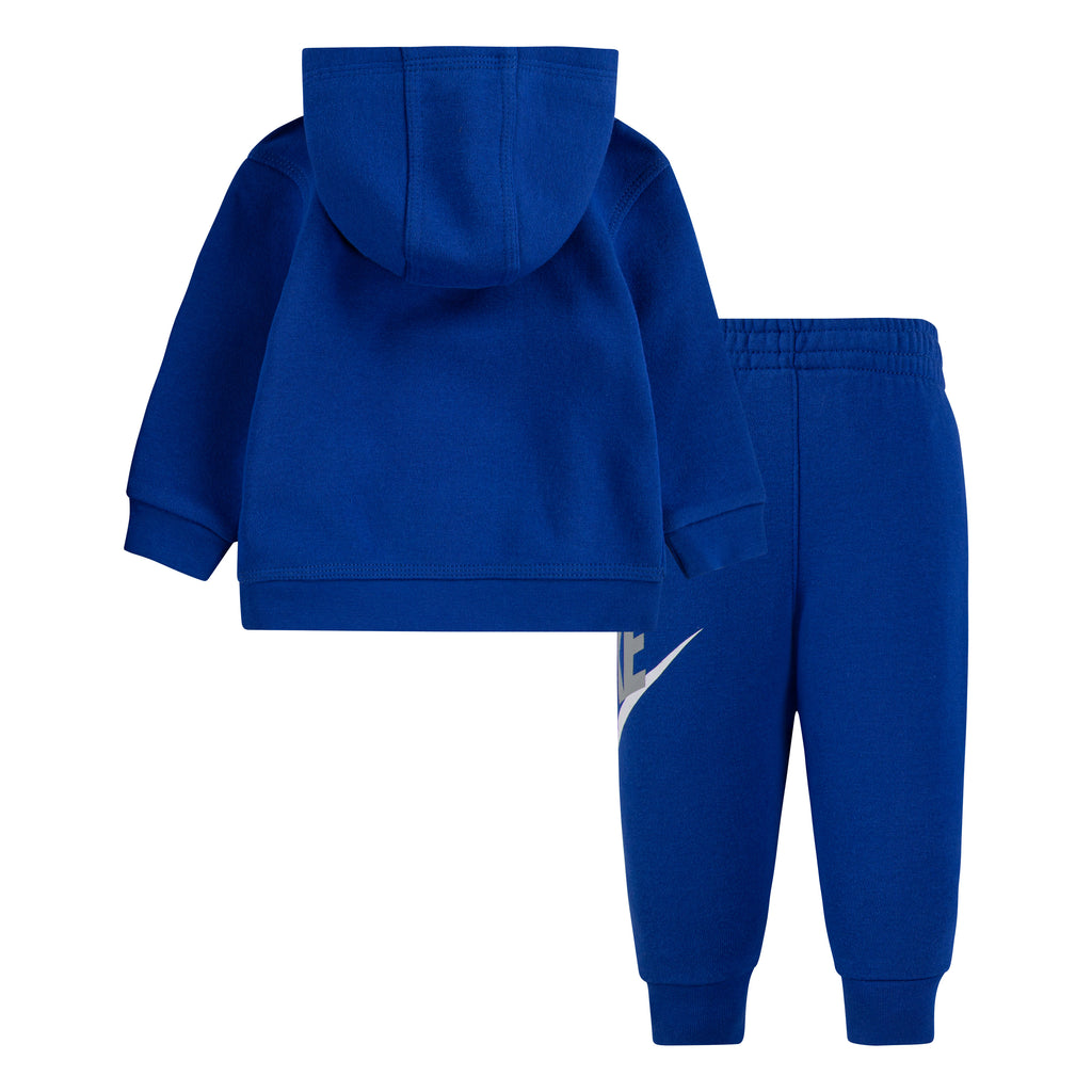 NIKE INFANT BOYS PULLOVER HOODIE AND JOGGERS SET (ROYAL SIZE 12-24M)