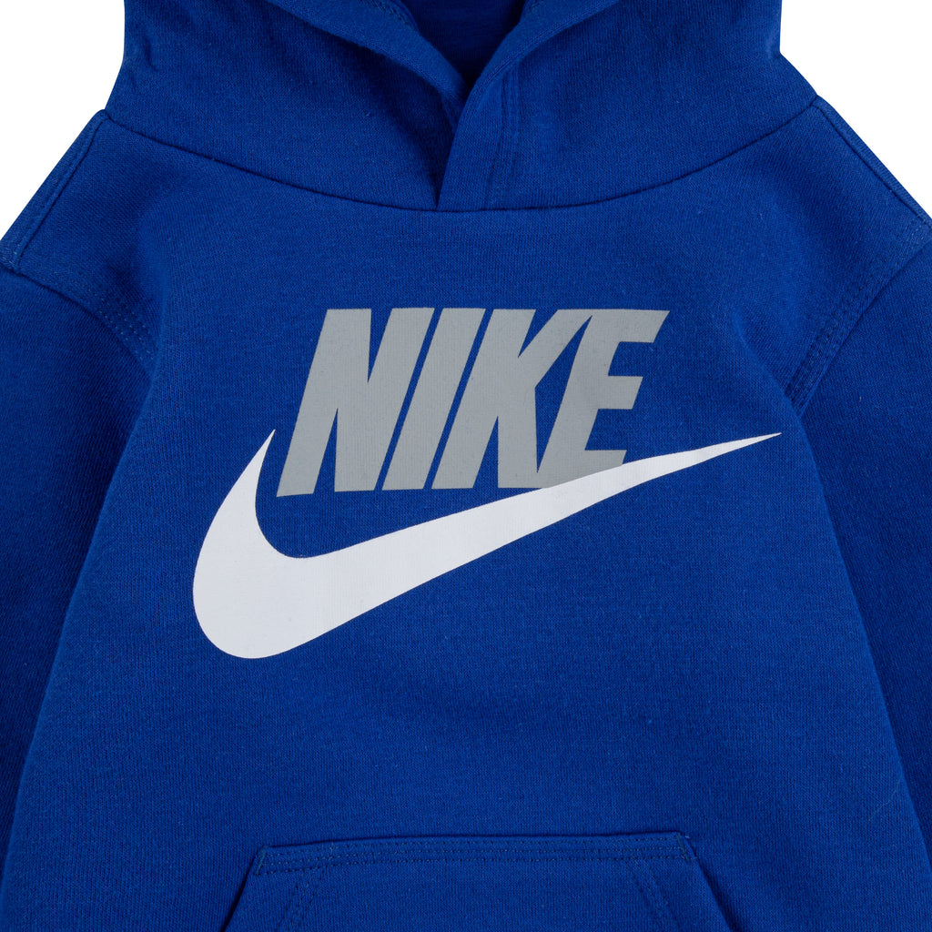 NIKE INFANT BOYS PULLOVER HOODIE AND JOGGERS SET (ROYAL SIZE 12-24M)