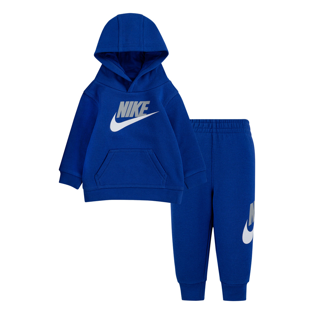 NIKE INFANT BOYS PULLOVER HOODIE AND JOGGERS SET (ROYAL SIZE 12-24M)