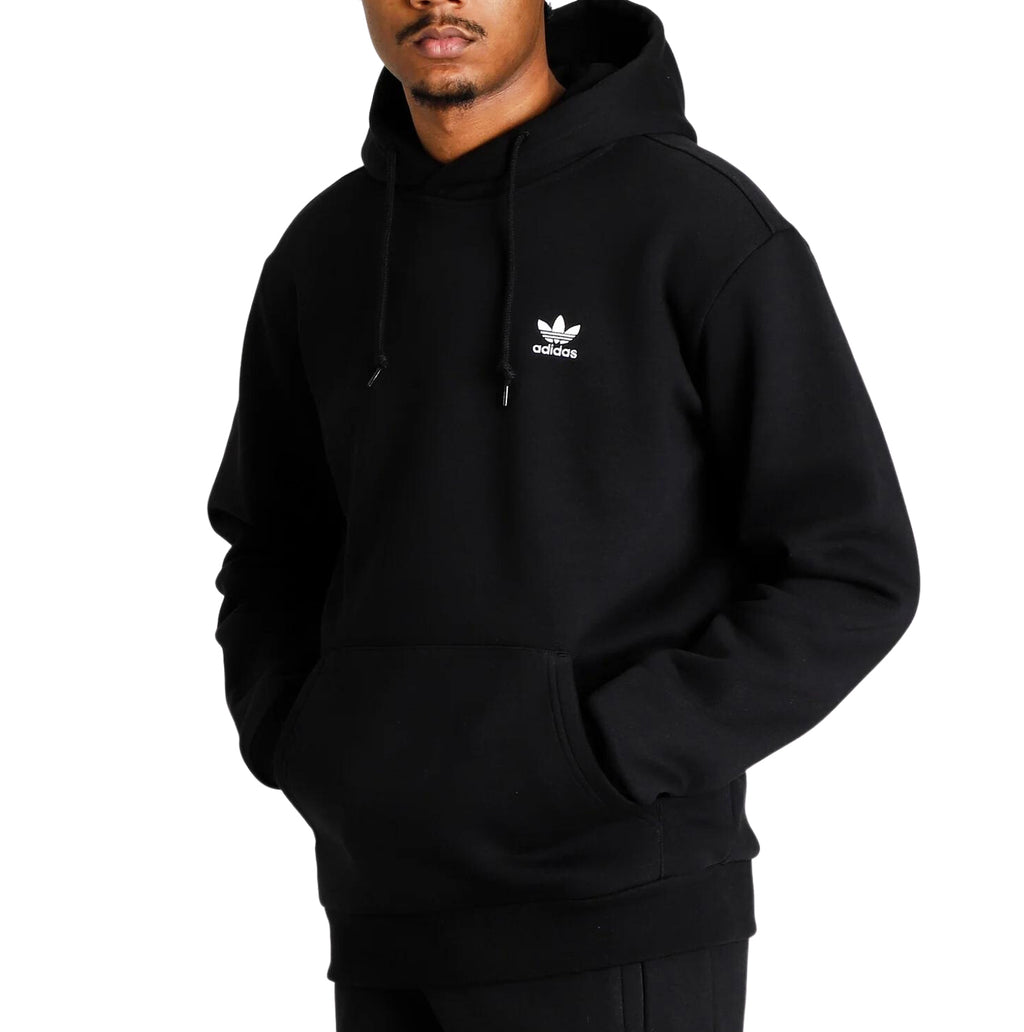 ADIDAS CORE LOGO ESSENTIAL HOODIE (BLACK)