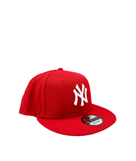 NEW ERA 9FIFTY NEW YORK YANKEES SCARLET RED SNAPBACK HAT