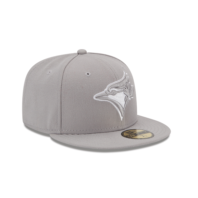 MEN'S NEW ERA MLB 59FIFTY TORONTO BLUE JAYS GREY FITTED HAT