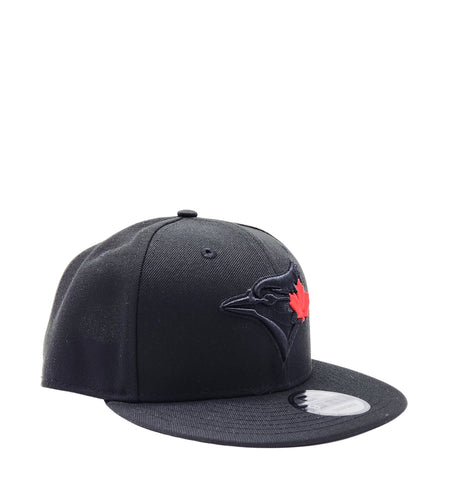 9FIFTY TORONTO BLUE JAYS RED LEAF LOGO ON BLACK SNAPBACK (BLACK)