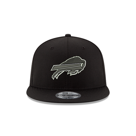 MEN'S NEW ERA NFL BUFFALO BILLS 9FIFTY BLACK & WHITE SNAPBACK HAT
