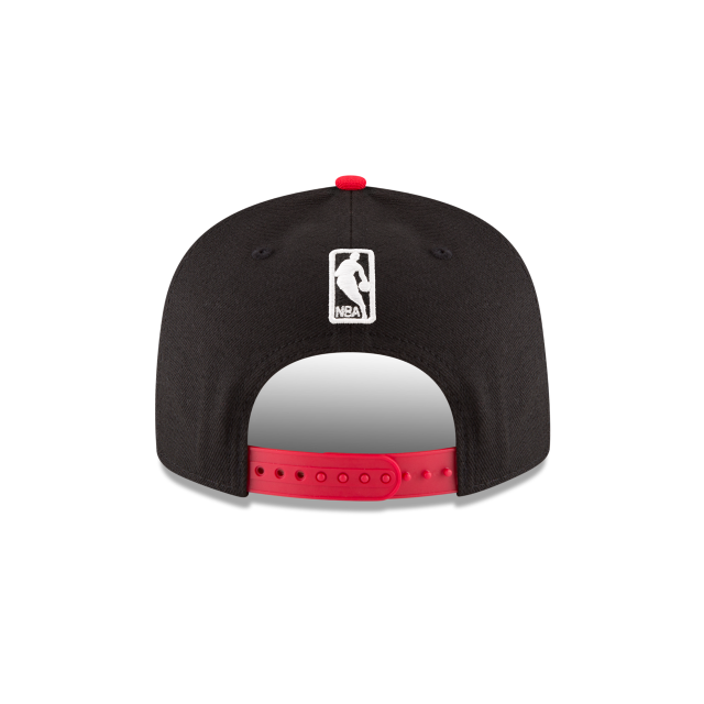 MEN'S NEW ERA NBA 9FIFTY CHICAGO BULLS BLACK & RED 2TONE OTC SNAPBACK HAT