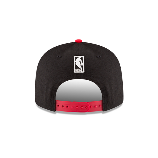 MEN'S NEW ERA NBA 9FIFTY CHICAGO BULLS BLACK & RED 2TONE OTC SNAPBACK HAT