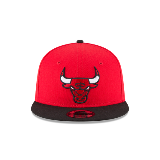 MEN'S NEW ERA NBA 9FIFTY CHICAGO BULLS RED & BLACK 2TONE OTC SNAPBACK HAT