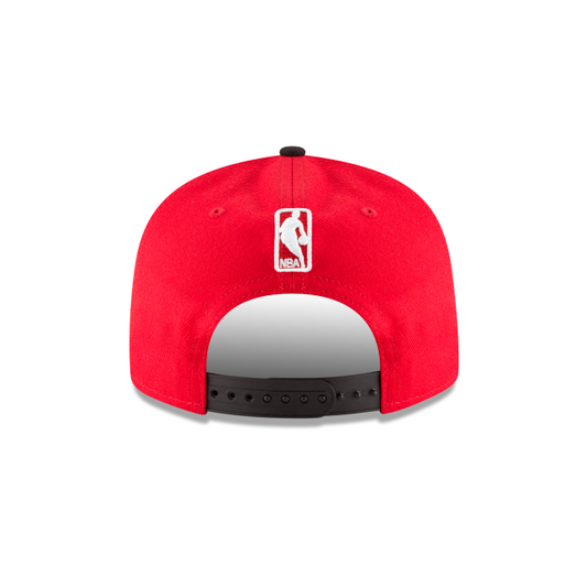 MEN'S NEW ERA NBA 9FIFTY CHICAGO BULLS RED & BLACK 2TONE OTC SNAPBACK HAT