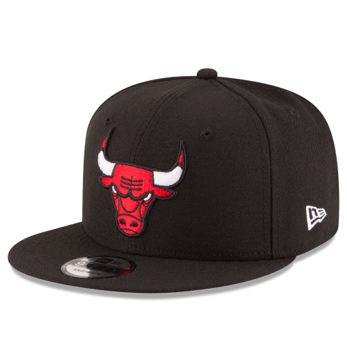 MEN'S NEW ERA NBA 9FIFTY CHICAGO BULLS BLACK & RED OTC SNAPBACK HAT