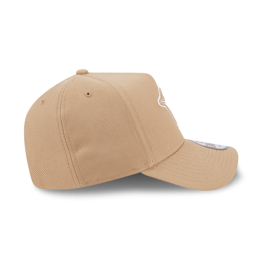 MEN'S NEW ERA MLB 9FORTY A-FRAME TORONTO BLUE JAYS CAMEL BEIGE SNAPBACK HAT