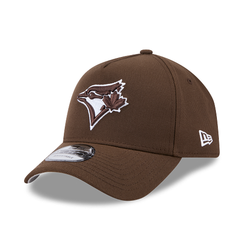MEN'S NEW ERA MLB 9FORTY A-FRAME TORONTO BLUE JAYS WALNUT BROWN SNAPBACK HAT